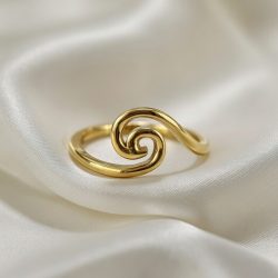 Ring Gold Wave