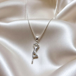 collar plata yoga pilates