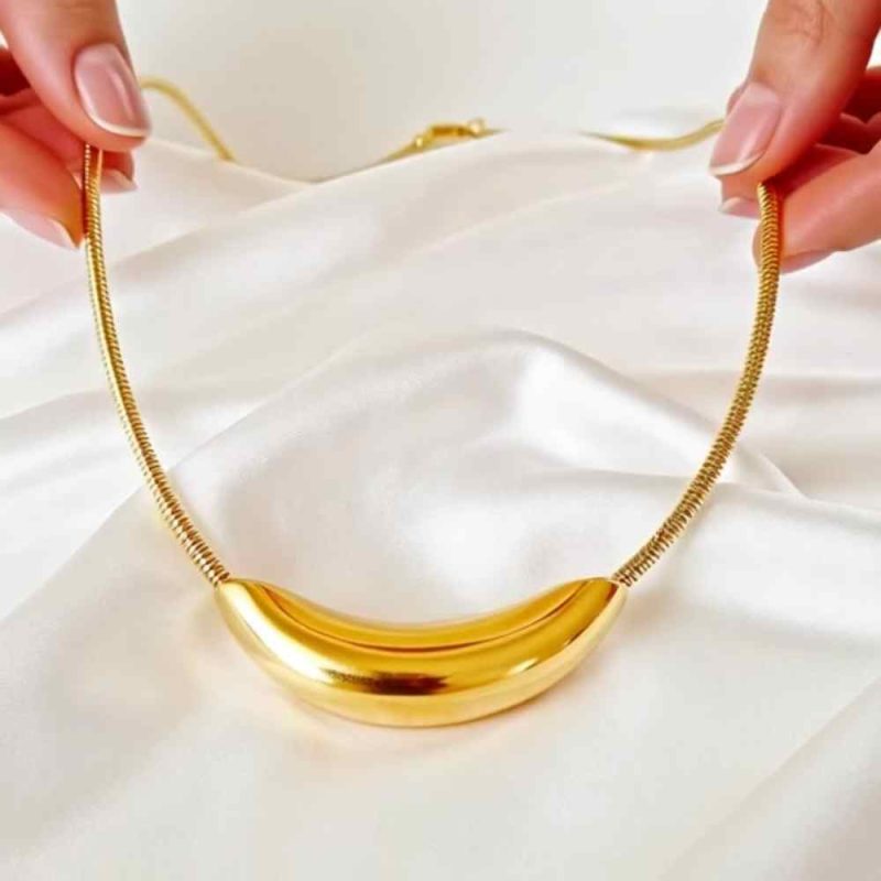 collar lunai luna oro