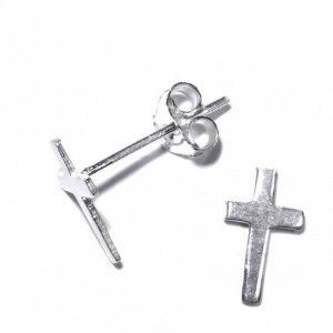 Men Cross Earrings