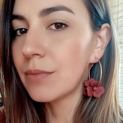 Pendientes Aro Petalos