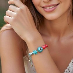 pulsera boho para mal de ojo