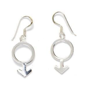 Pendientes Simbolo Masculino