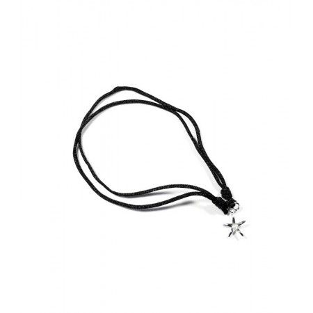 tobillera de hilo con estrella de mar en plata de www.puravidapulseras.com