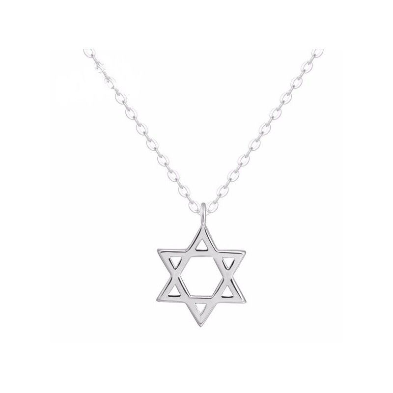 Star of David Necklace in 925 sterling silver