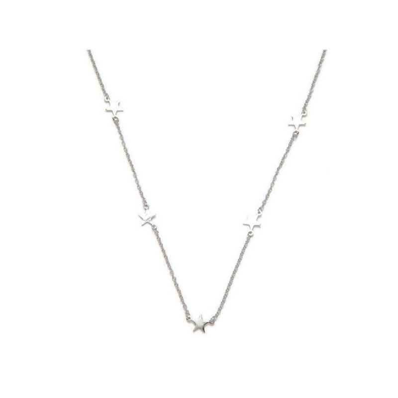 Collar Zaniah con estrellas de plata