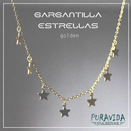 Gargantilla con estrellas colgando ALSHAT