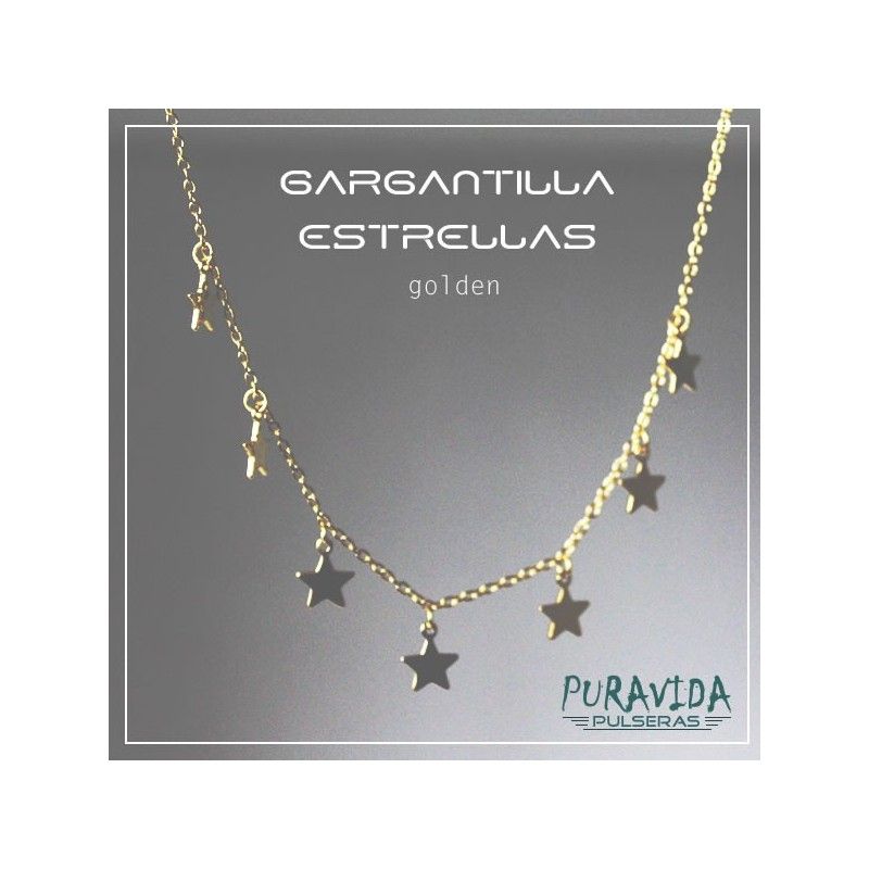 Gargantilla con estrellas colgando ALSHAT