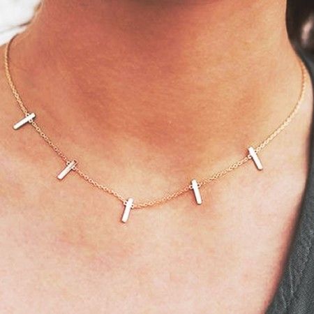 Collar Barritas Kyashar Oro