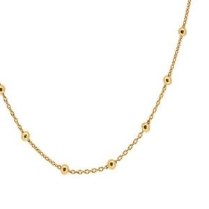 Collar Dorado Bolitas 2