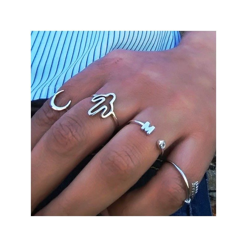 Anillo Cactus Plata de Ley