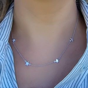 collar plata estrellas 2