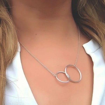 Gargantilla Aros Entrelazados