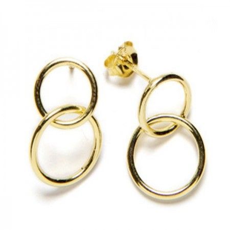 Karma Earrings interlocking hoops