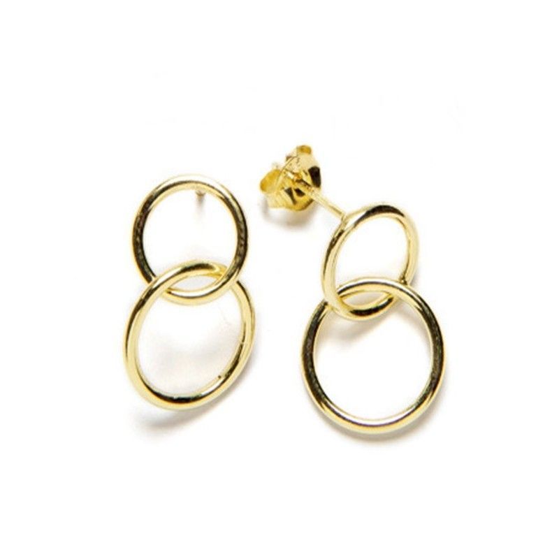 Karma Earrings interlocking hoops