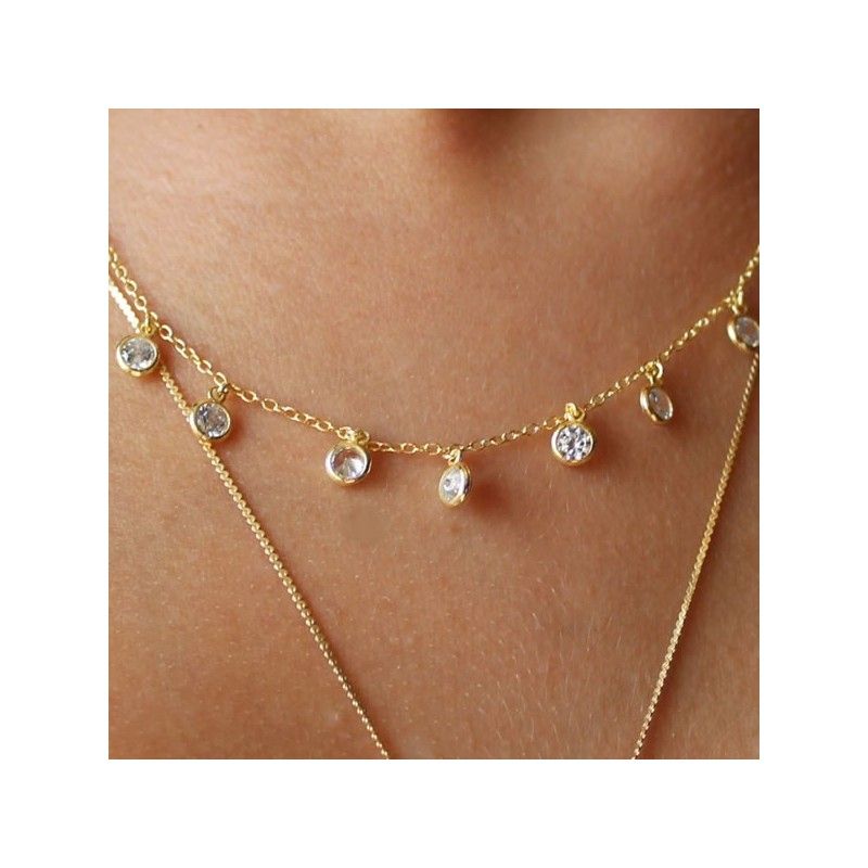 Collar Circonitas Oro