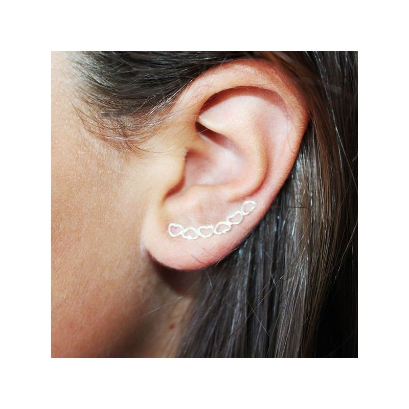 Hearts Climber Earrings