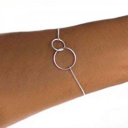 Intertwined Hoops Bracelet for woman
