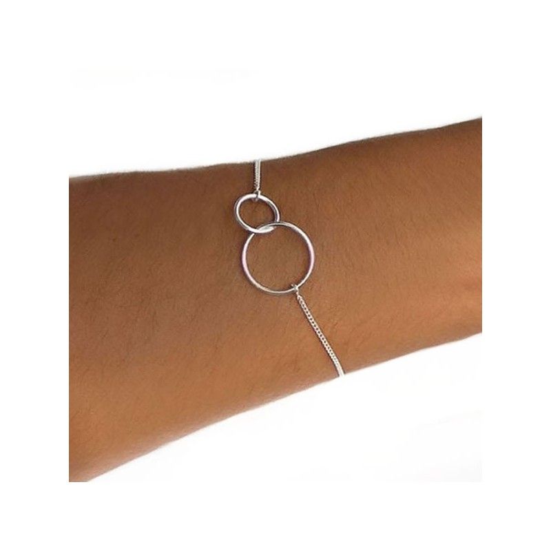 Intertwined Hoops Bracelet for woman