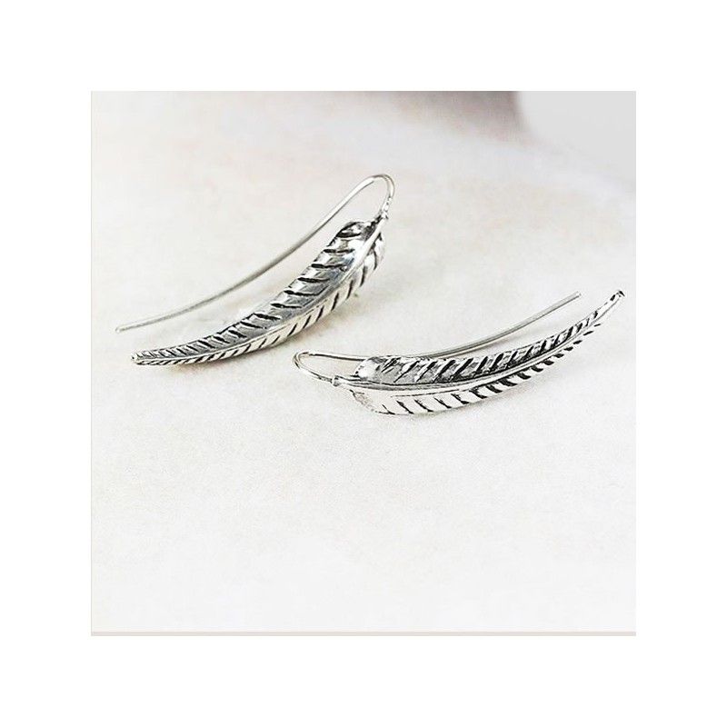 Pendiente trepador pluma