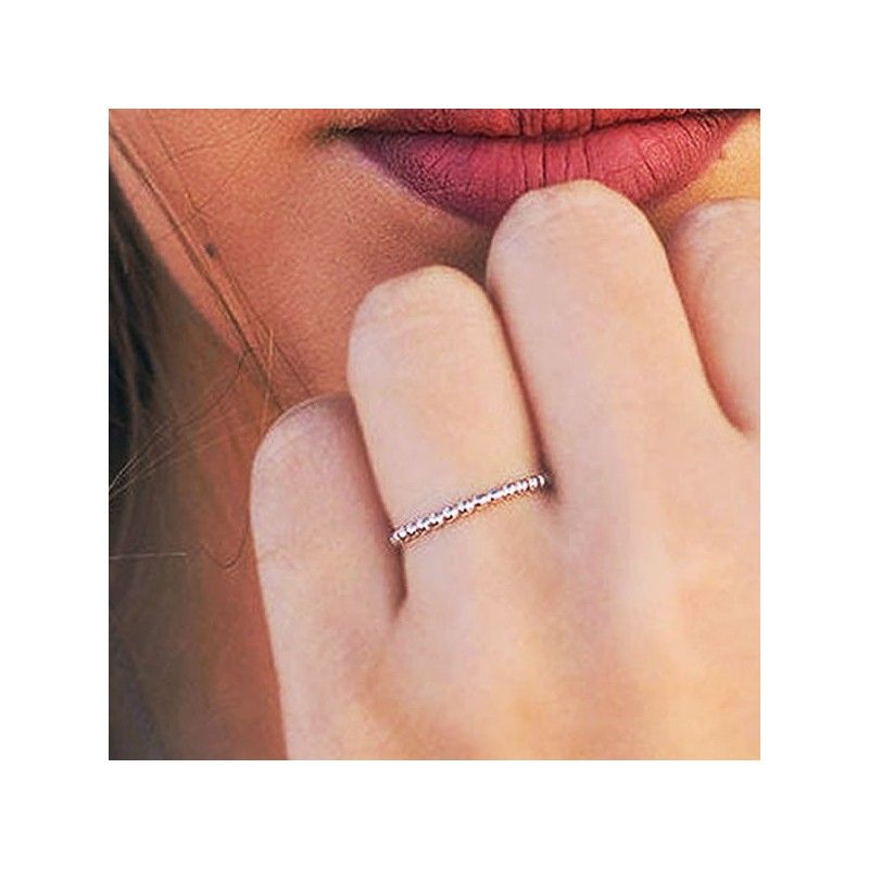 Silver Balls Ring woman