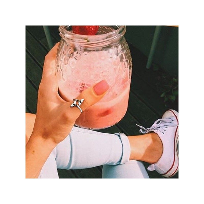 Anillo Cola de Ballena Plata